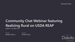Community Chat Webinar featuring Realizing Rural on USDA REAP-20250116_120057-Meeting Recording.mp4