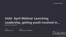Hold- April Webinar Launching Leadership, getting youth involved in communities-20230418_095803-Meeting Recording.mp4